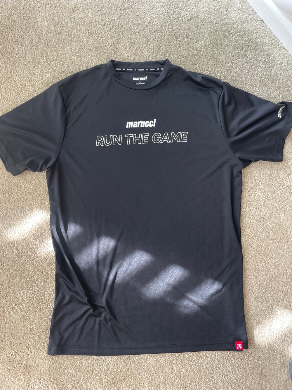 Marucci Run The Game baseball t-shirt, men’s, large
